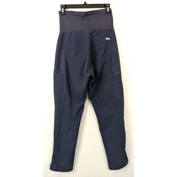 Figs Technical Collection Maternity sz XS/P Scrub Pants blue cargo 0559 - Picture 4 of 7